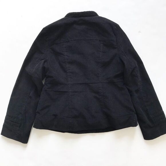 Gap kids black corduroy band jacket EUC M(8Y) - Picture 6 of 6